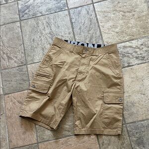 Men's Tan Cargo Shorts